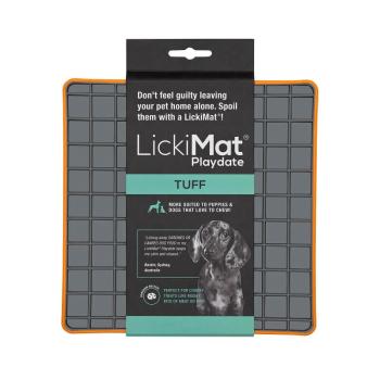 LickiMat - Playdate Tuff Orange